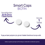 Smart Caps Biotin 60 Tablet 2500 μg (D-Biotin) | Saç & Cilt