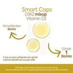 Smart Caps D3K2 Mixup 20 ml Damla (1000 IU D3 + 30 mcg K2 Vitamini)