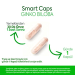 Smart Caps Ginkgo Biloba + B12 60 Kapsül