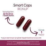 Smart Caps Ironup Demir Bisglisinat 60 Kapsül | Yüksek Biyoyararlanım- Vitamin C