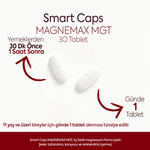 Smart Caps Magnemax MGT Magnezyum Complex 30 Tablet (Malat, Taurat, Bisglisinat)