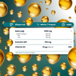 Smart Caps Omega 3 Koenzim Q10 & Vitamin D3 30 Softjel