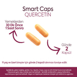 Smart Caps Quercetin 30 Kapsül (Kuersetin, Bromelain)