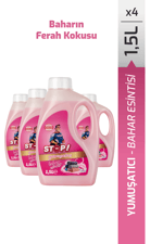 4'lü Çamaşır Yumuşatıcı 1.5 Litre Bahar Esintisi
