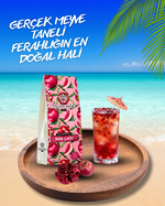 Golden Brew & Tea Coffee Gerçek Nar Parçacıklı Sıcak ve Soğuk Demleme Narlı Meyve Çayı