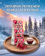 Golden Brew & Tea Coffee Gerçek Nar Parçacıklı Sıcak ve Soğuk Demleme Narlı Meyve Çayı