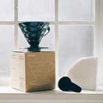 Hario V60 - 02 Siyah Şeffaf Dripper 