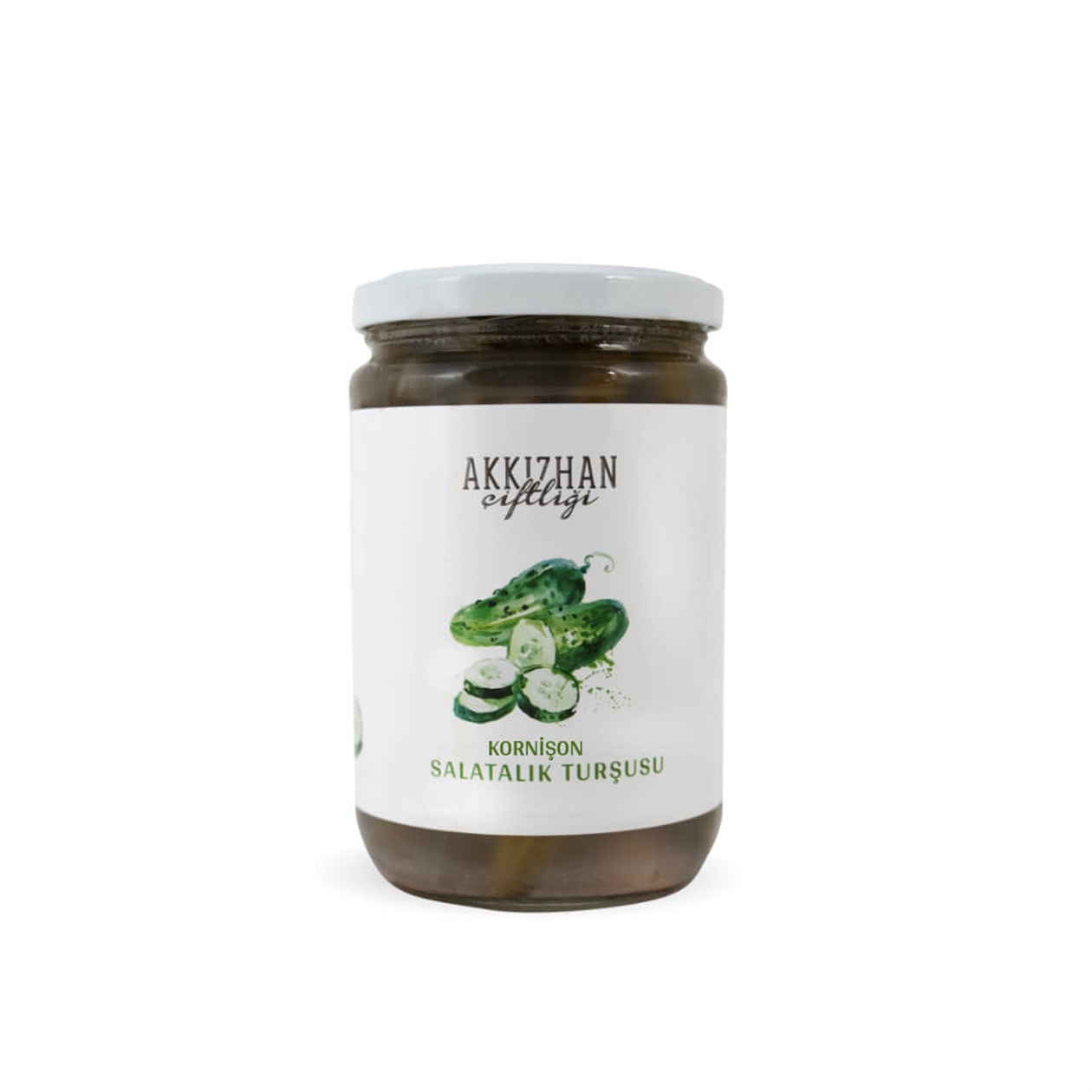 Akkızhan Çiftliği Kornişon Salatalık Turşusu 650 gr