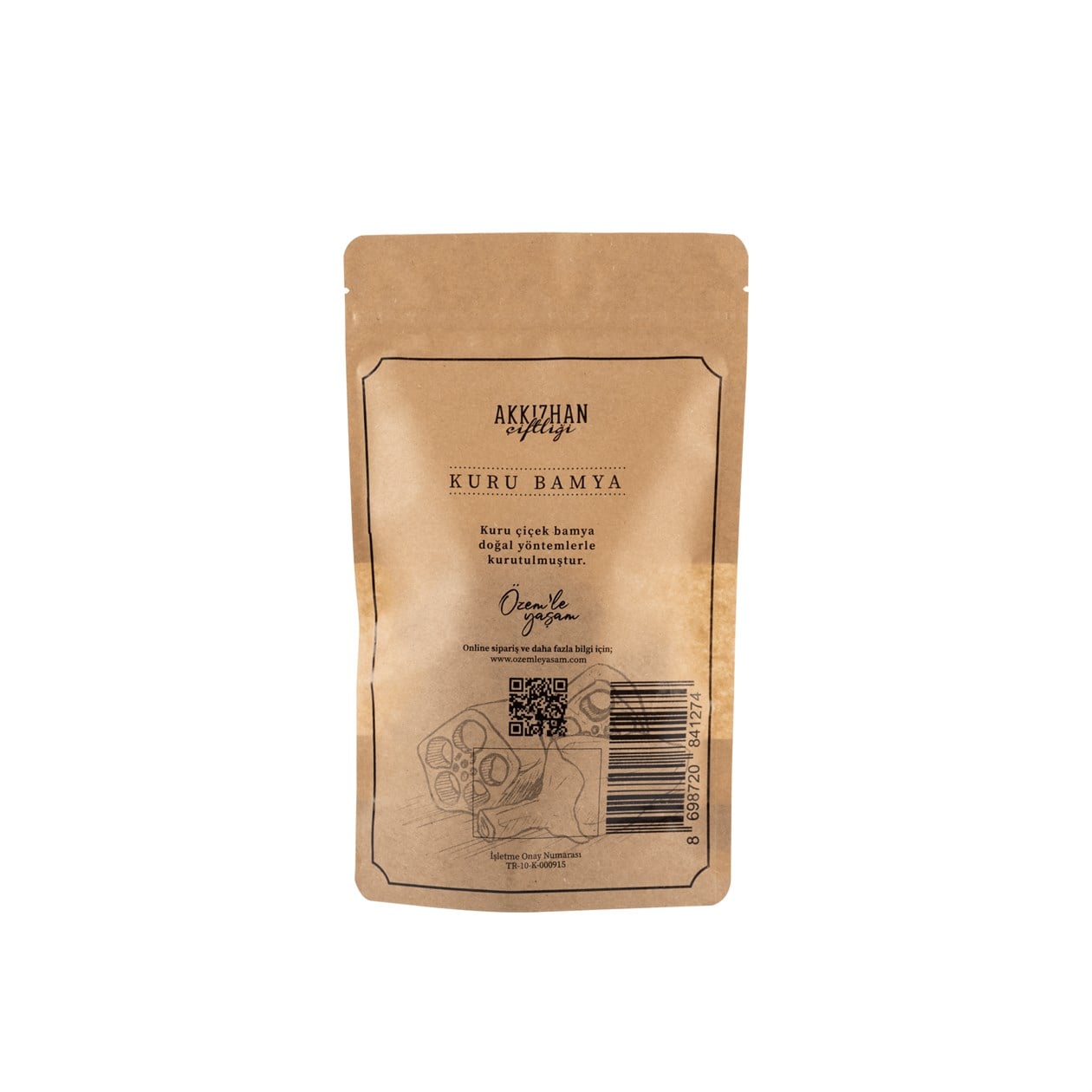 Akkızhan Çiftliği Kuru Çiçek Bamya 100 gr