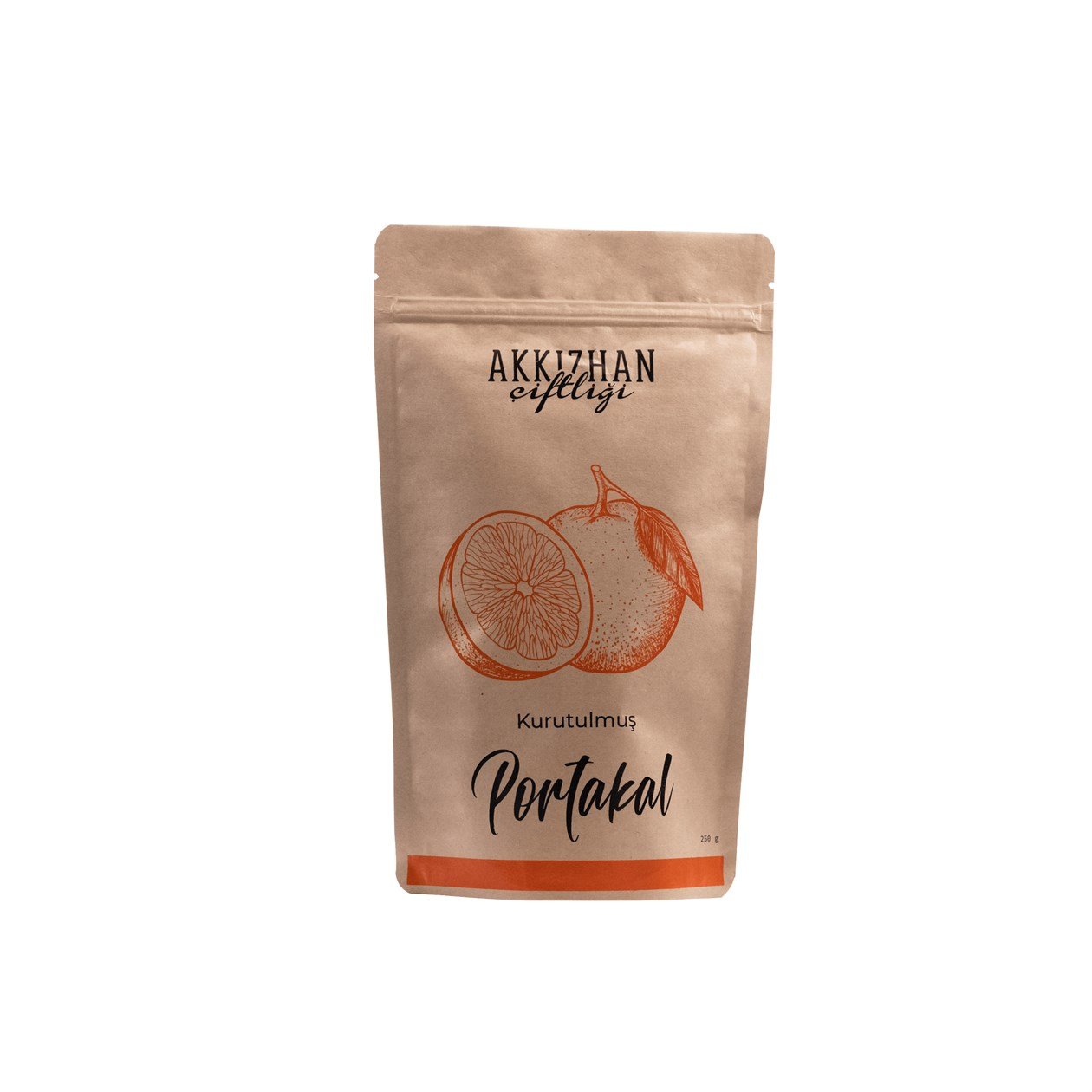 Akkızhan Çiftliği Kurutulmuş Portakal 150 gr
