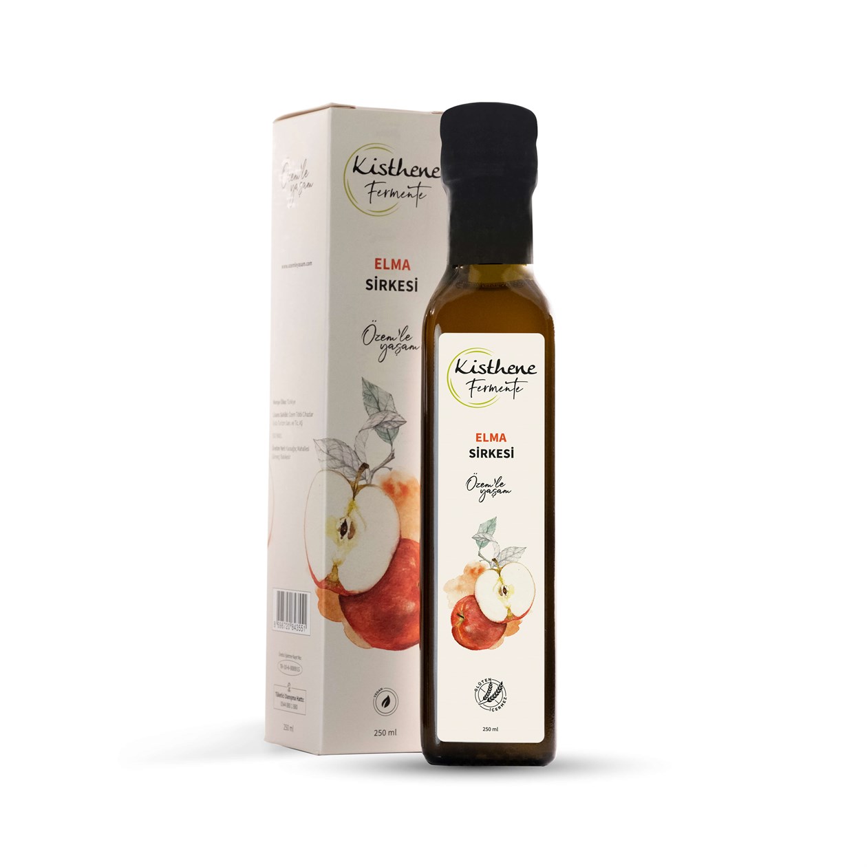 Kisthene Elma Sirkesi 250 ml