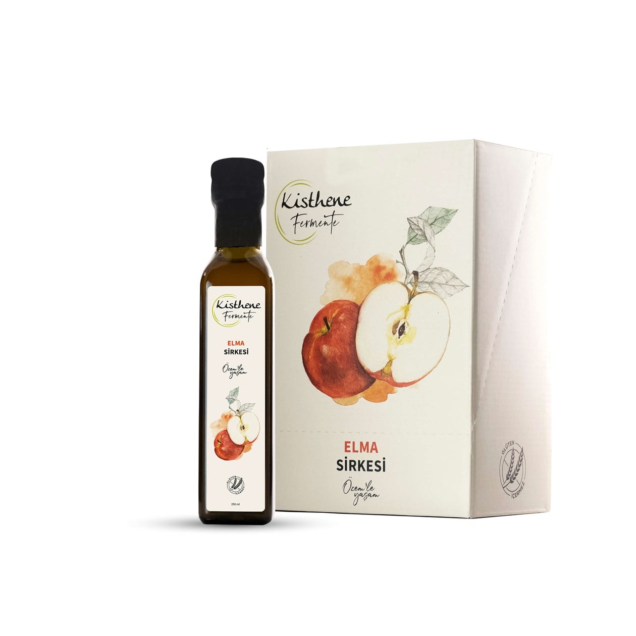 Kisthene Elma Sirkesi 250 ml