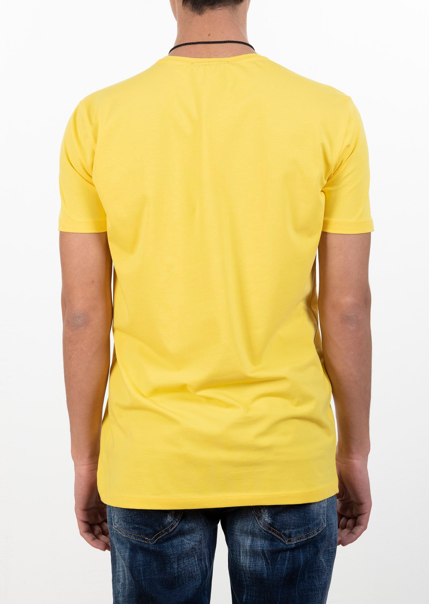 Basic Bisiklet Yaka T-Shirt