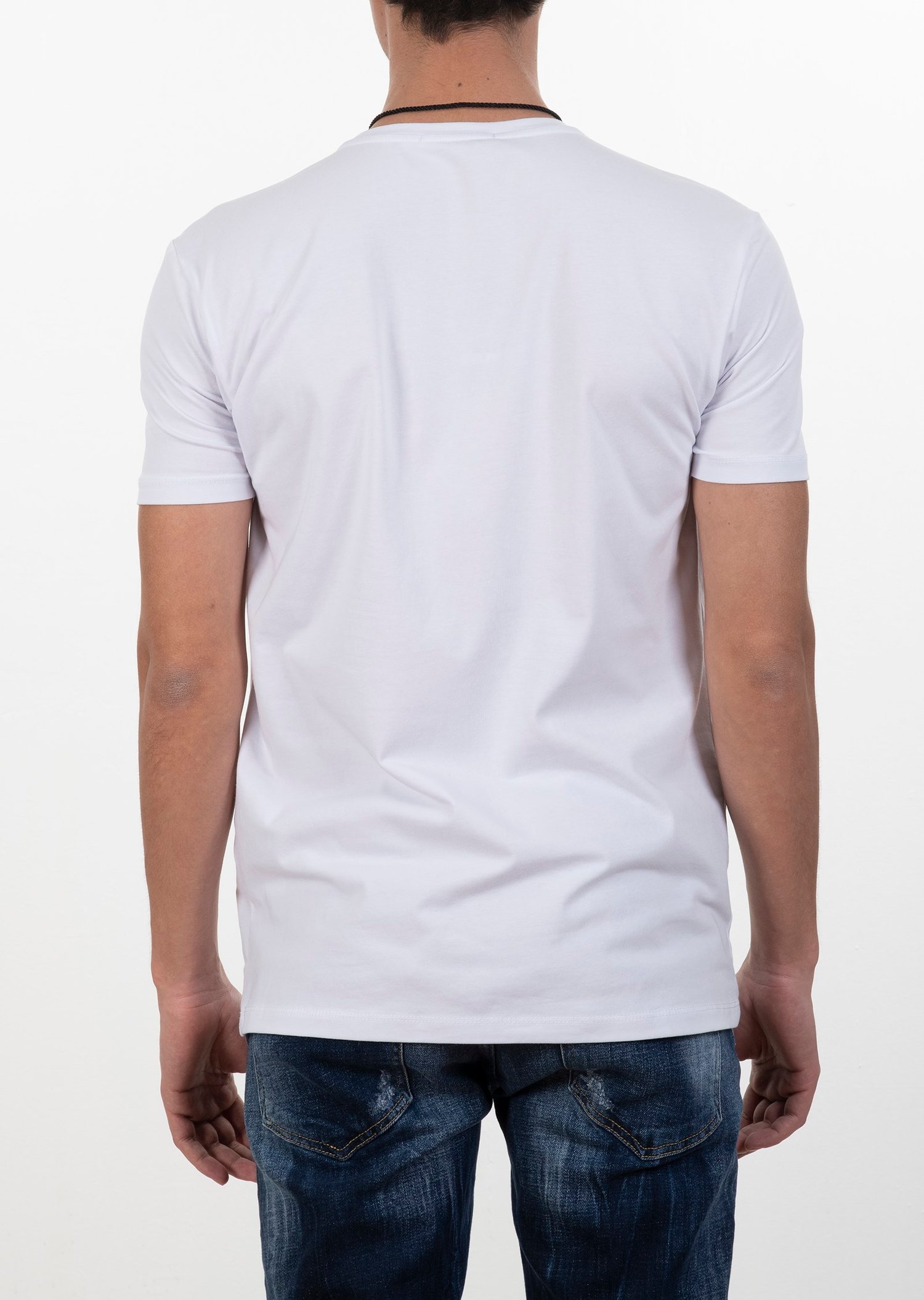 Basic Bisiklet Yaka T-Shirt