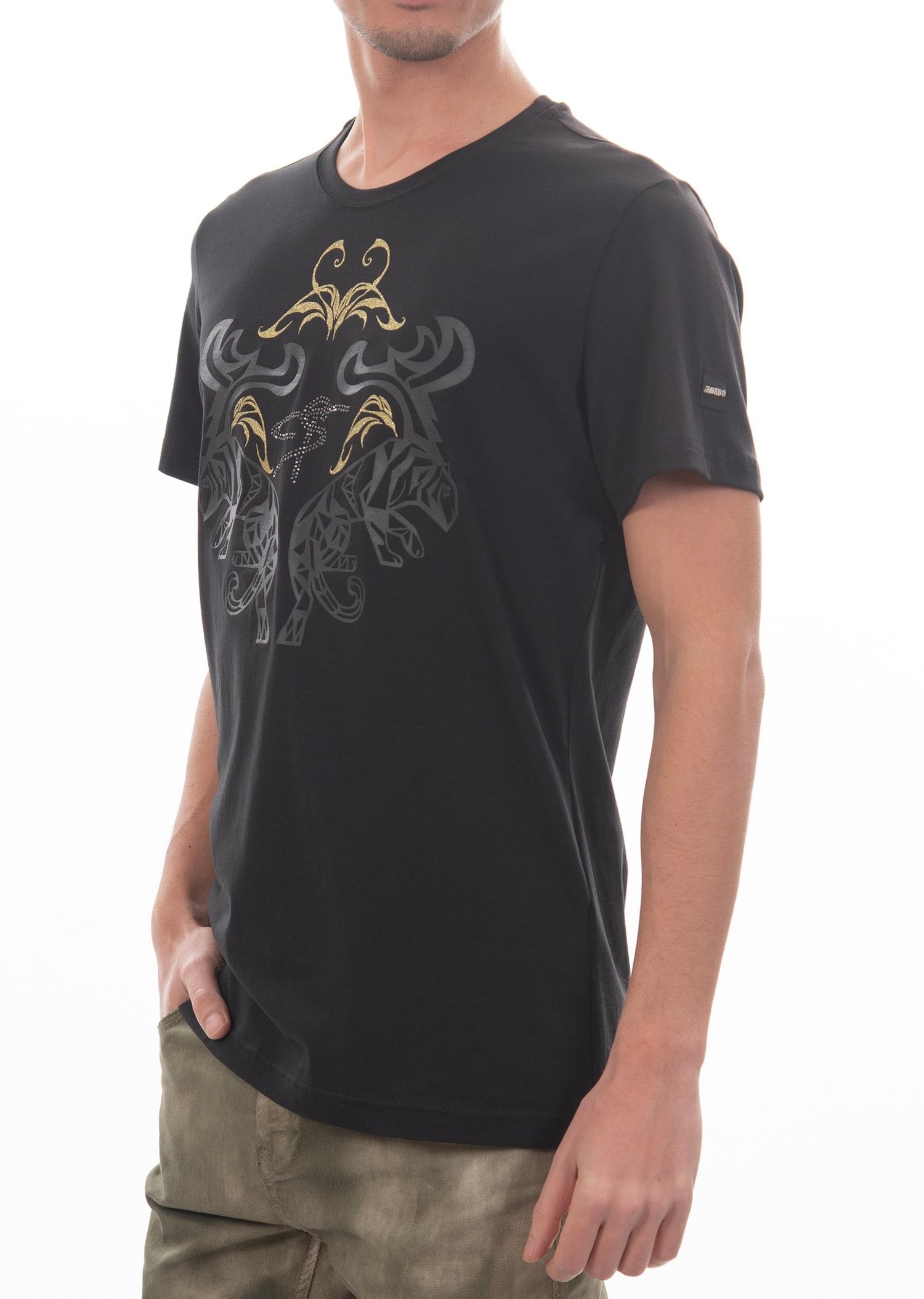 Basic Gold Baskılı T-Shirt