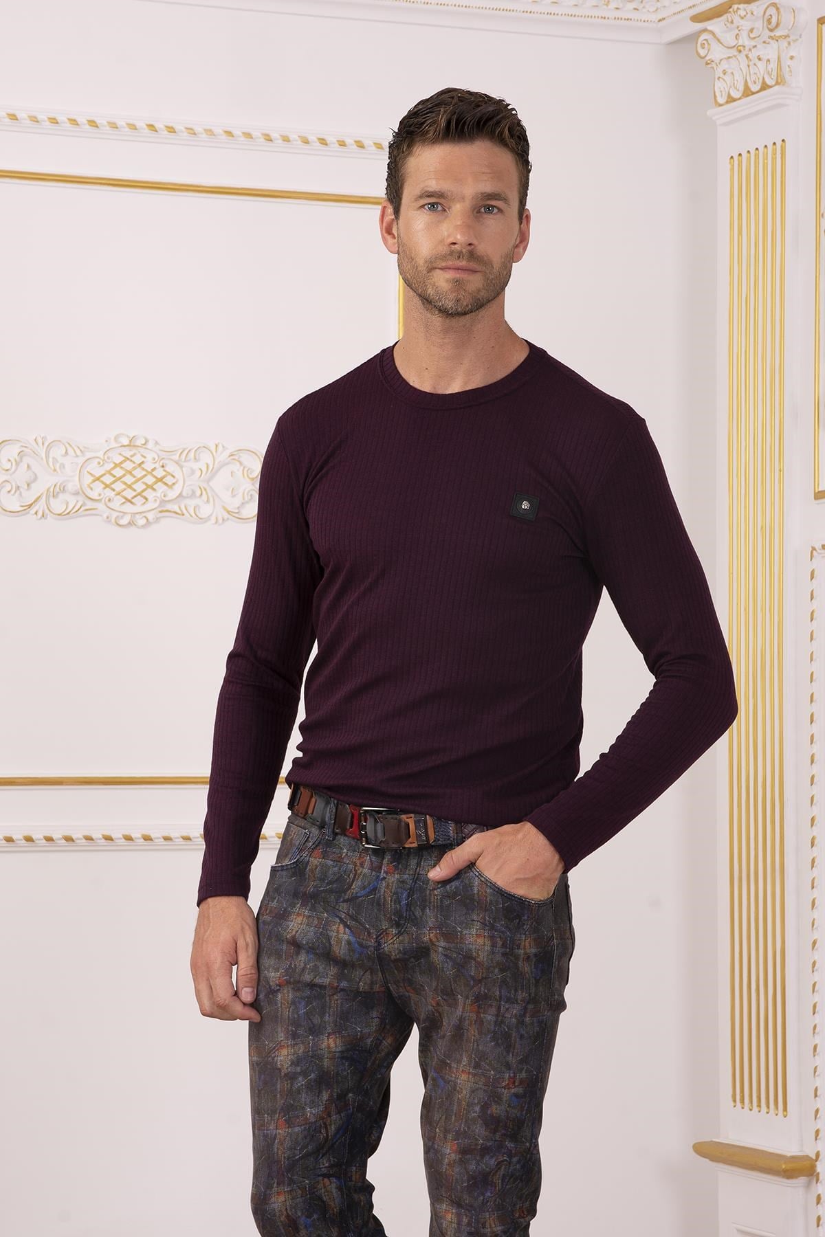 Bordo Fitilli Sweatshirt