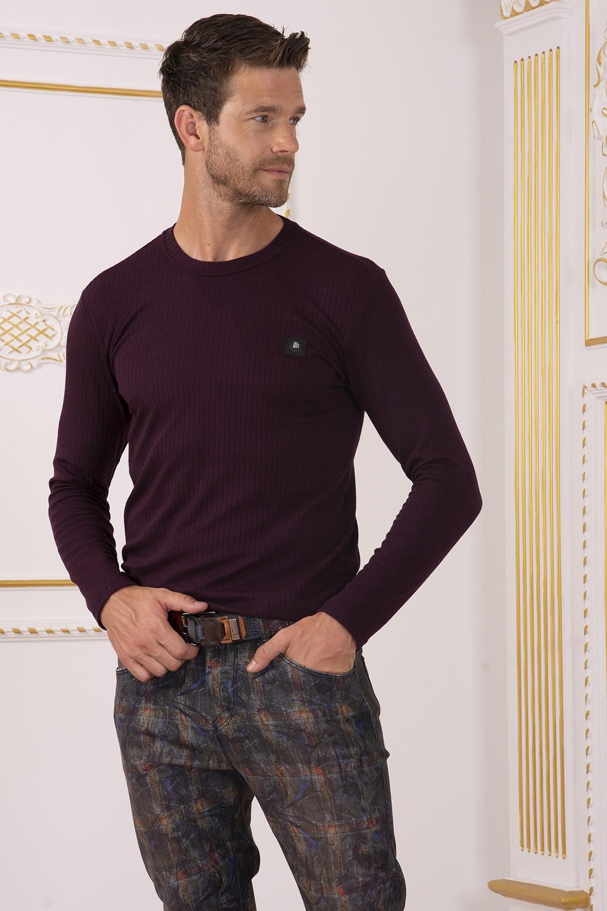 Bordo Fitilli Sweatshirt