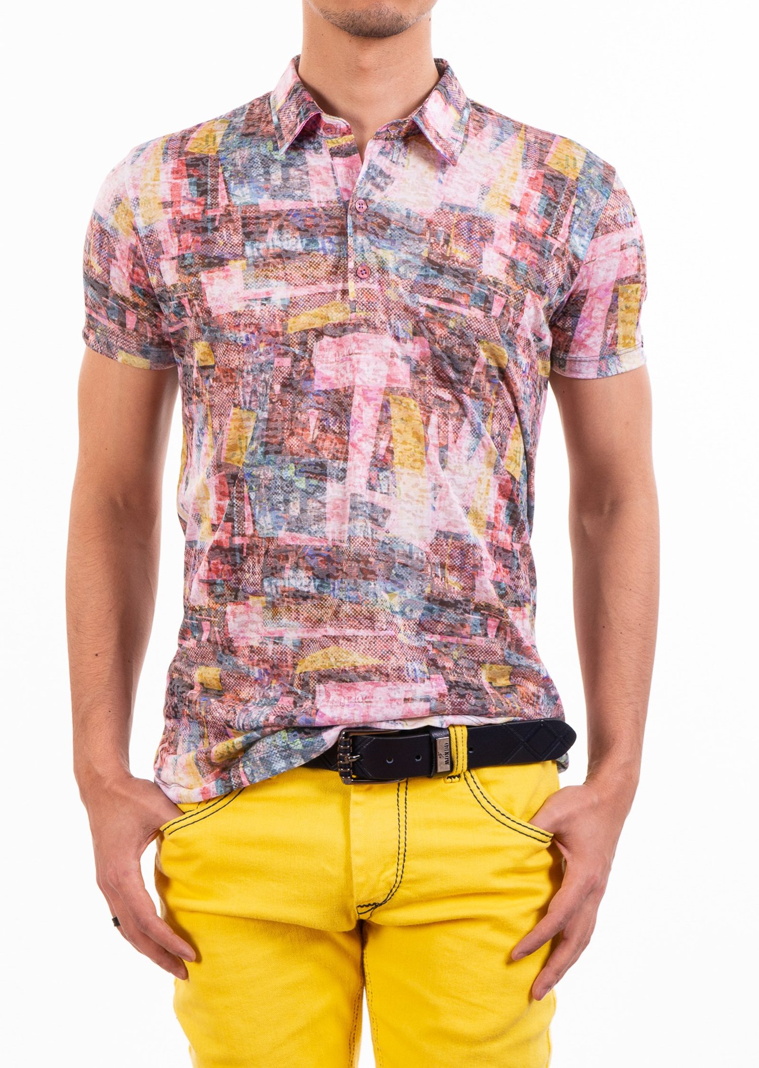 Çok Renkli Polo Yaka T-Shirt