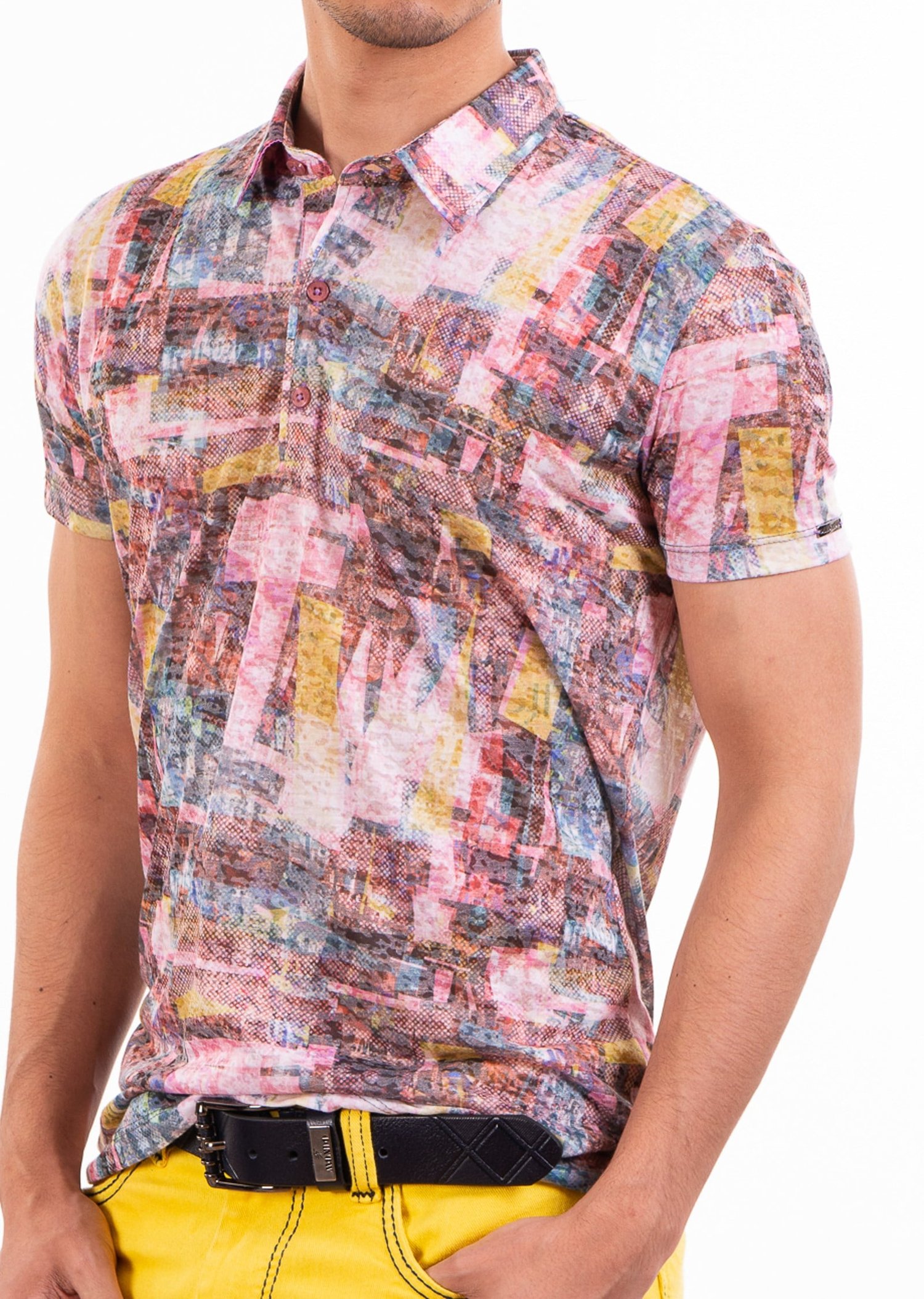Çok Renkli Polo Yaka T-Shirt