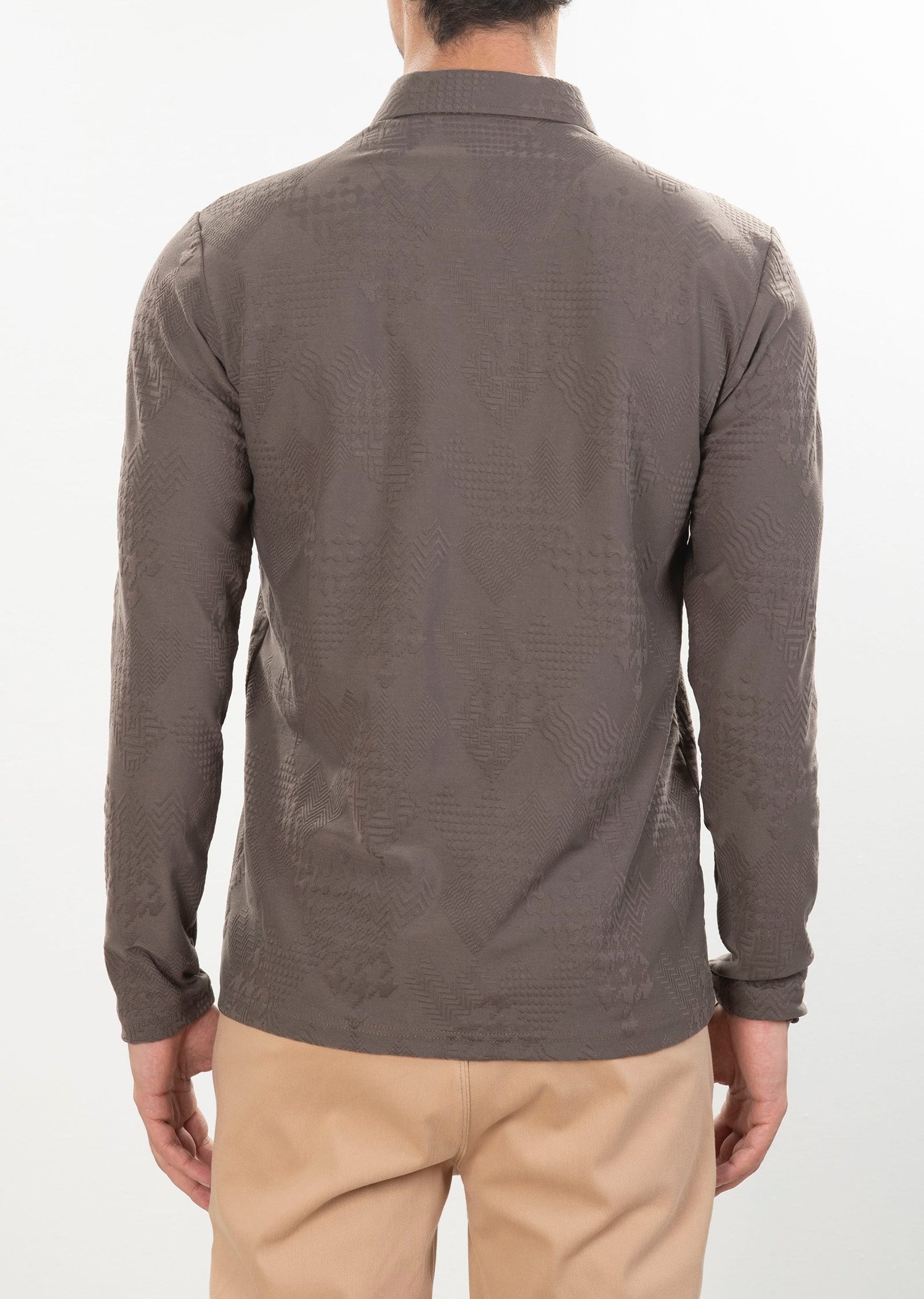 Desenli  Haki Sweatshirt