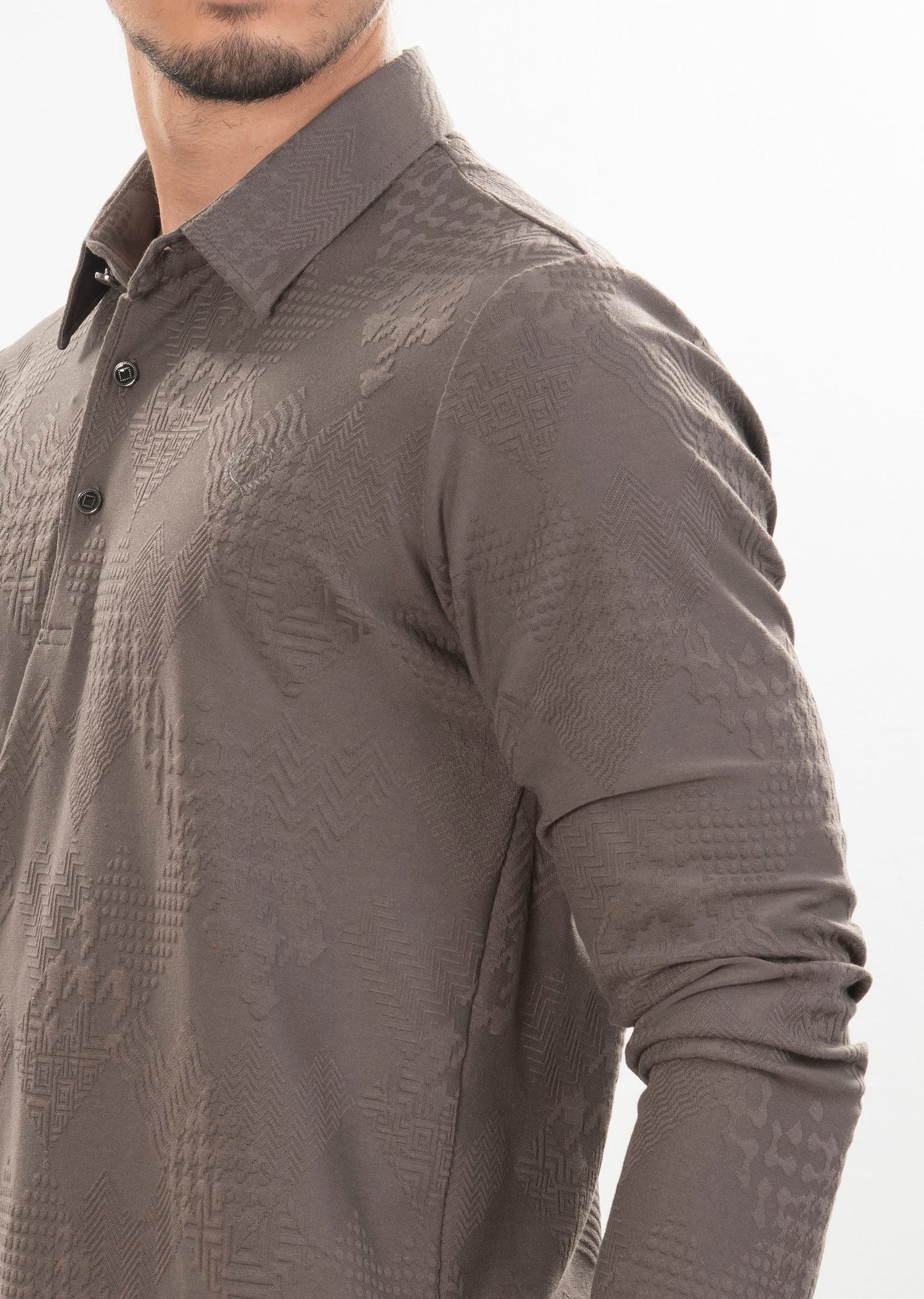 Desenli  Haki Sweatshirt