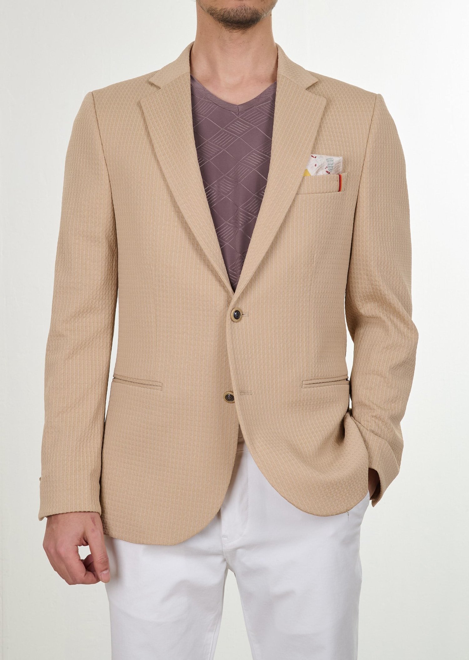 Jakarlı Blazer Ceket