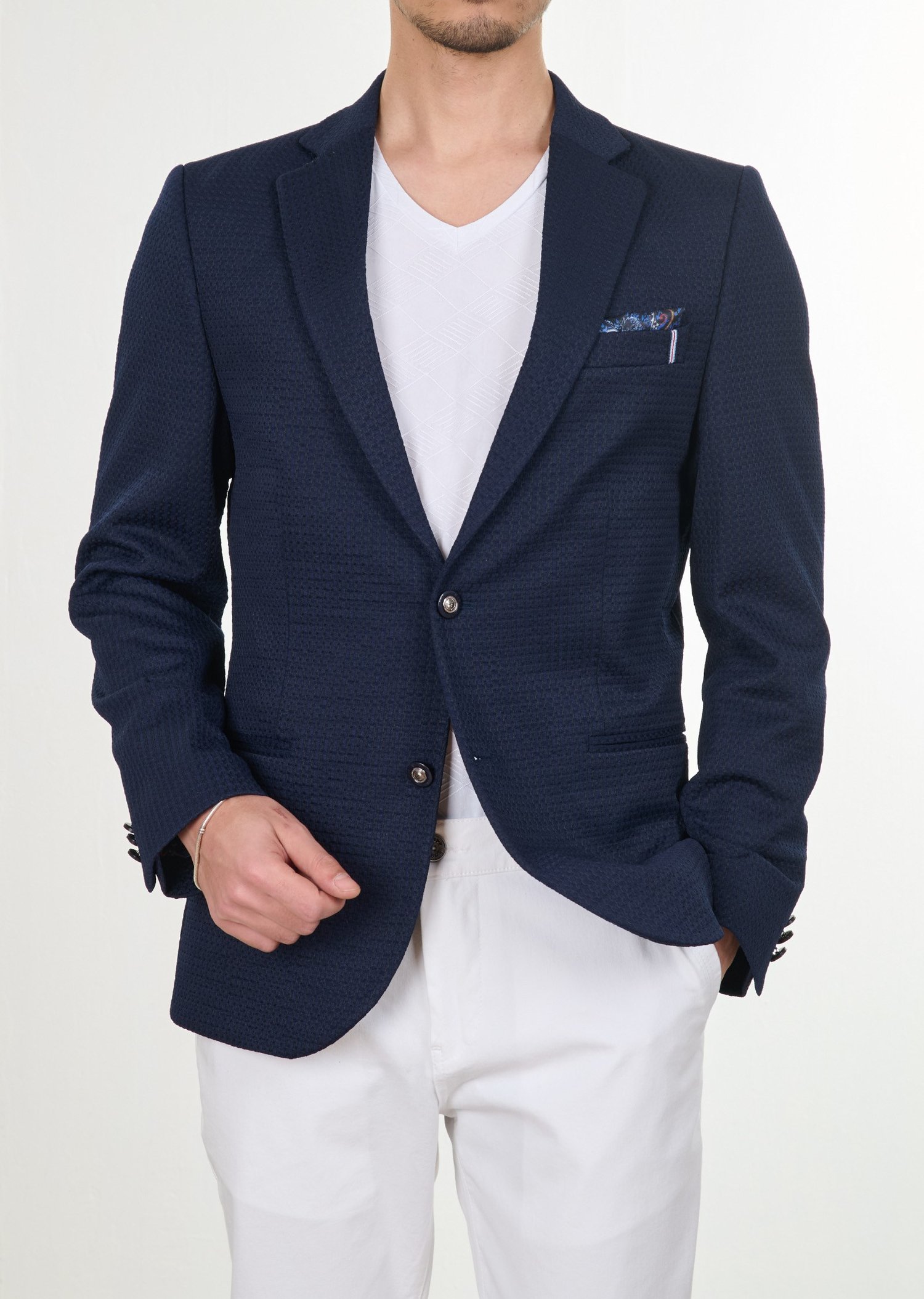 Jakarlı Blazer Ceket