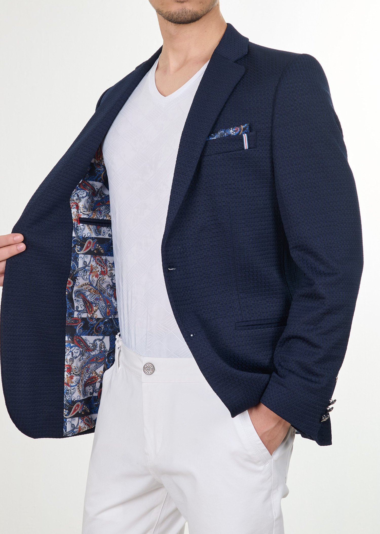 Jakarlı Blazer Ceket