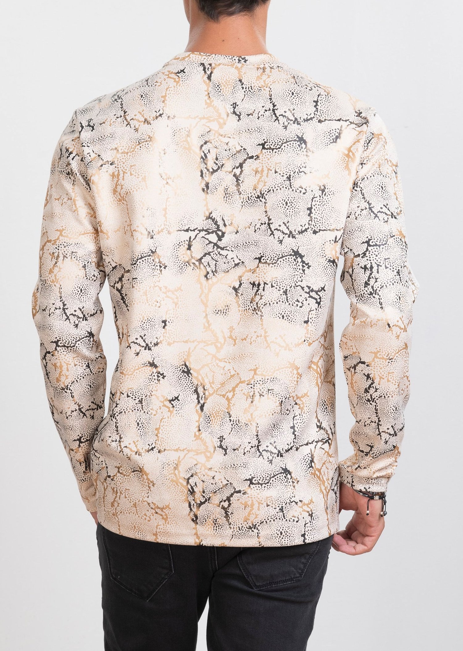 Karışık Desenli Renkli Sweatshirt