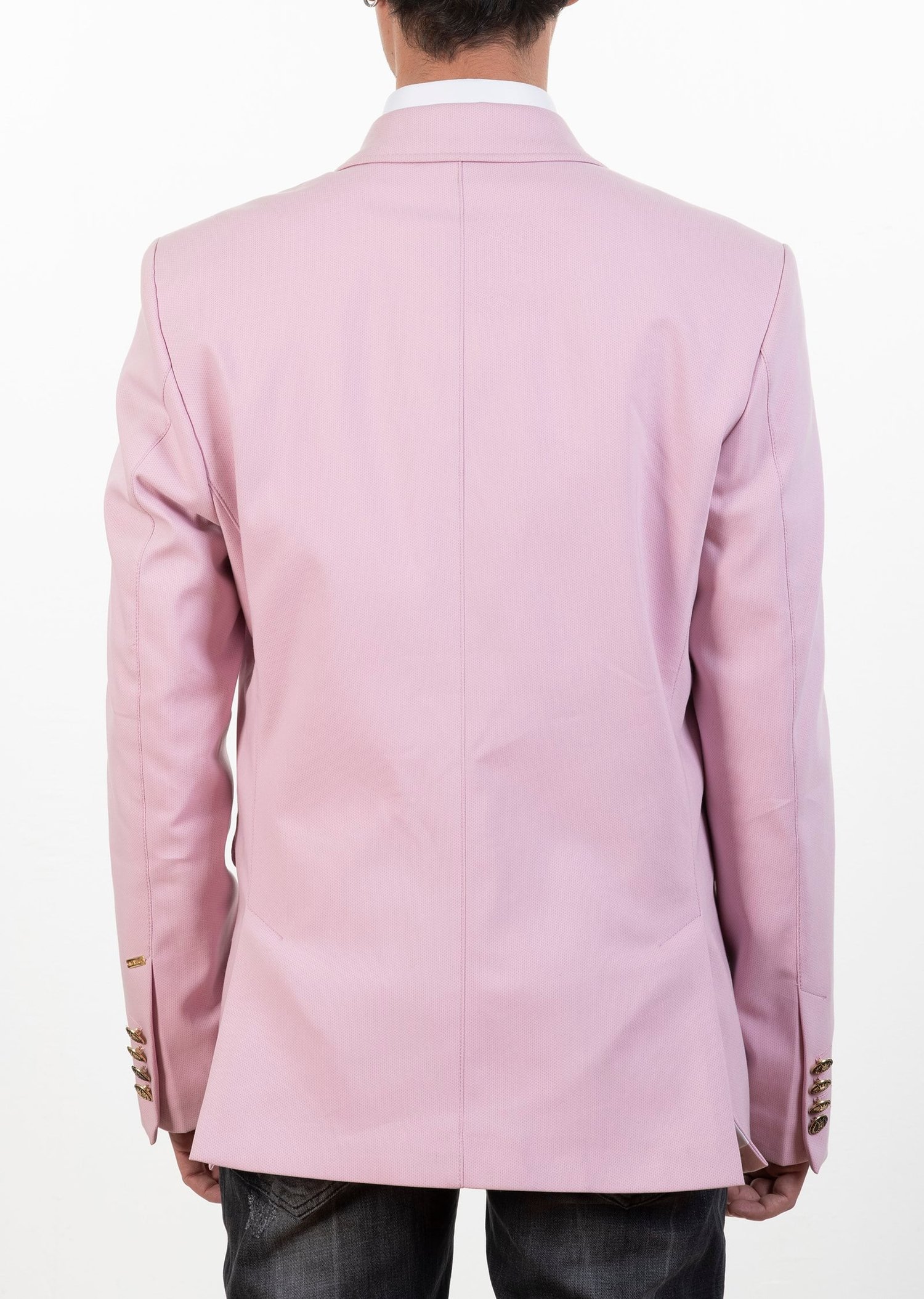 Kruvaze Pembe Ceket