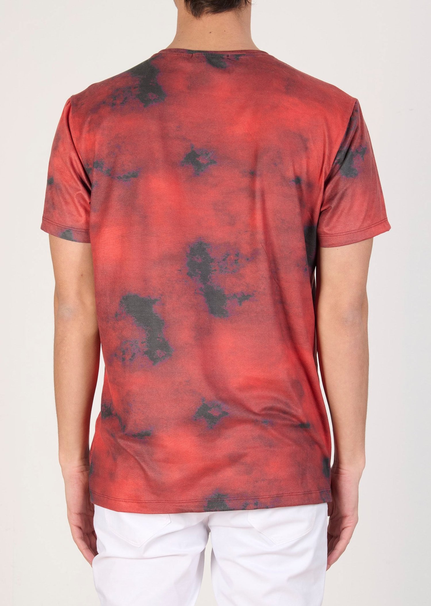 Mondo Duman Desenli Kırmızı T-shirt