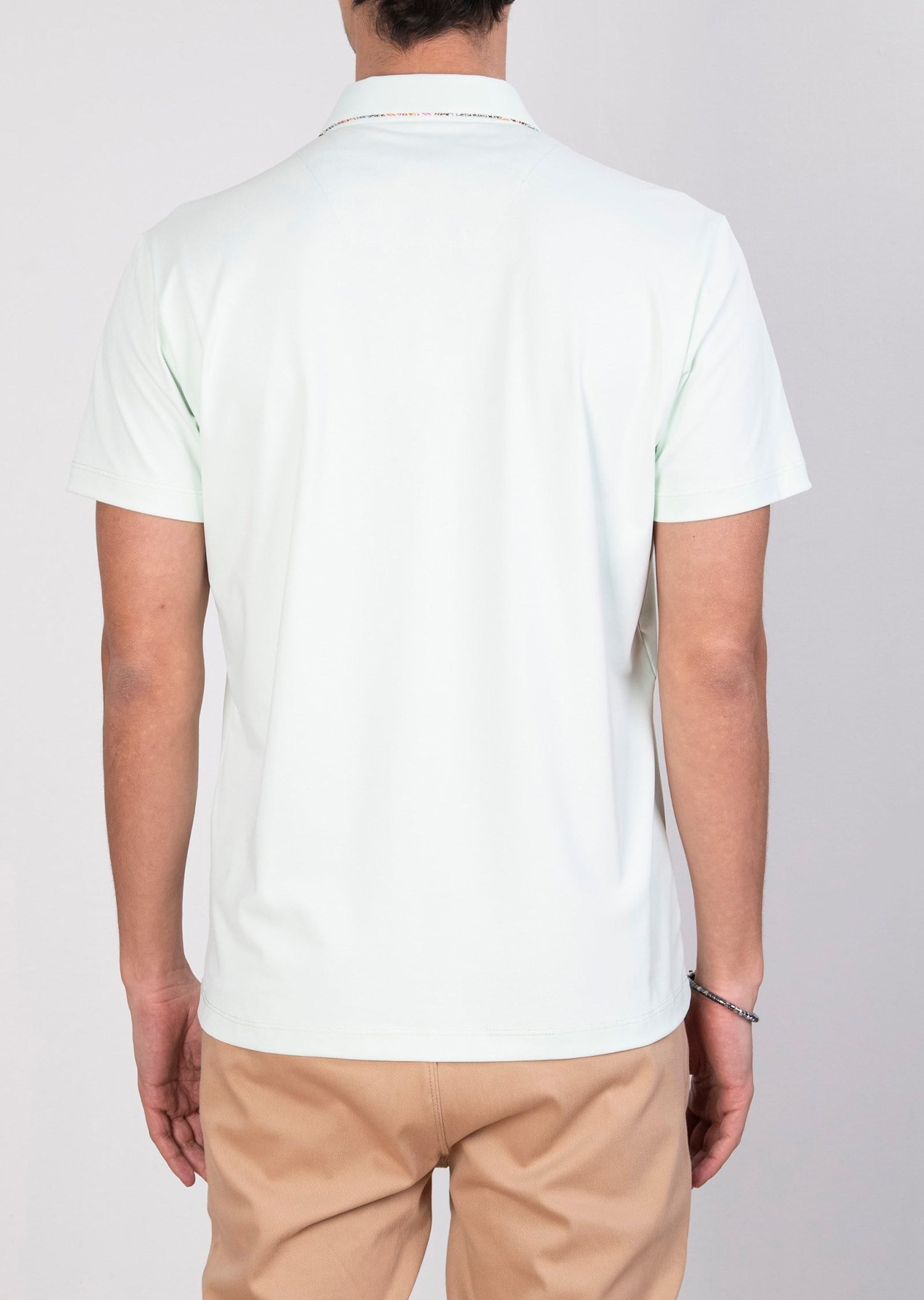 Mondo Fermuarlı Açık Yeşil Polo Yaka T-Shirt