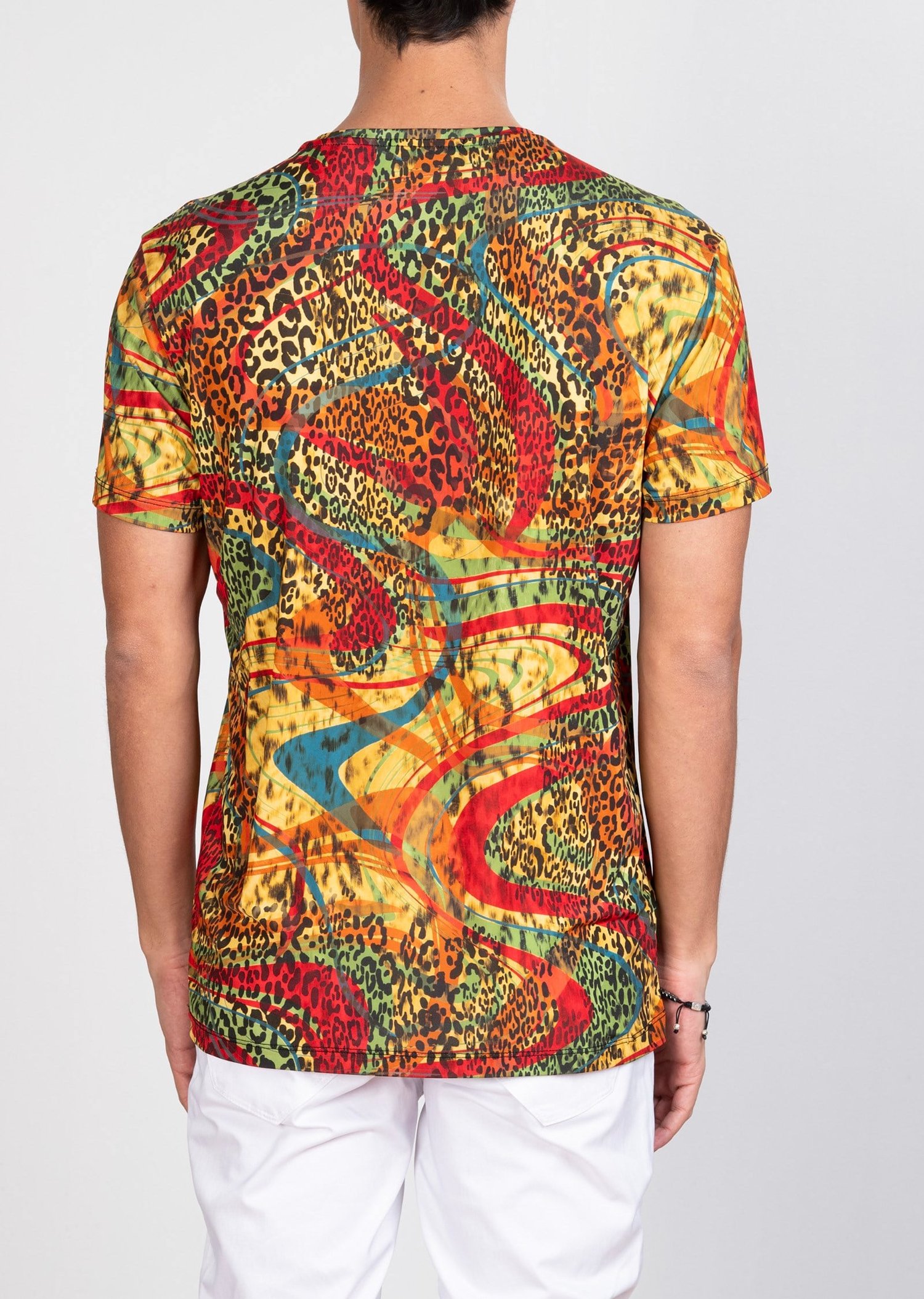 Mondo Karışık Leopar Desenli T-Shirt
