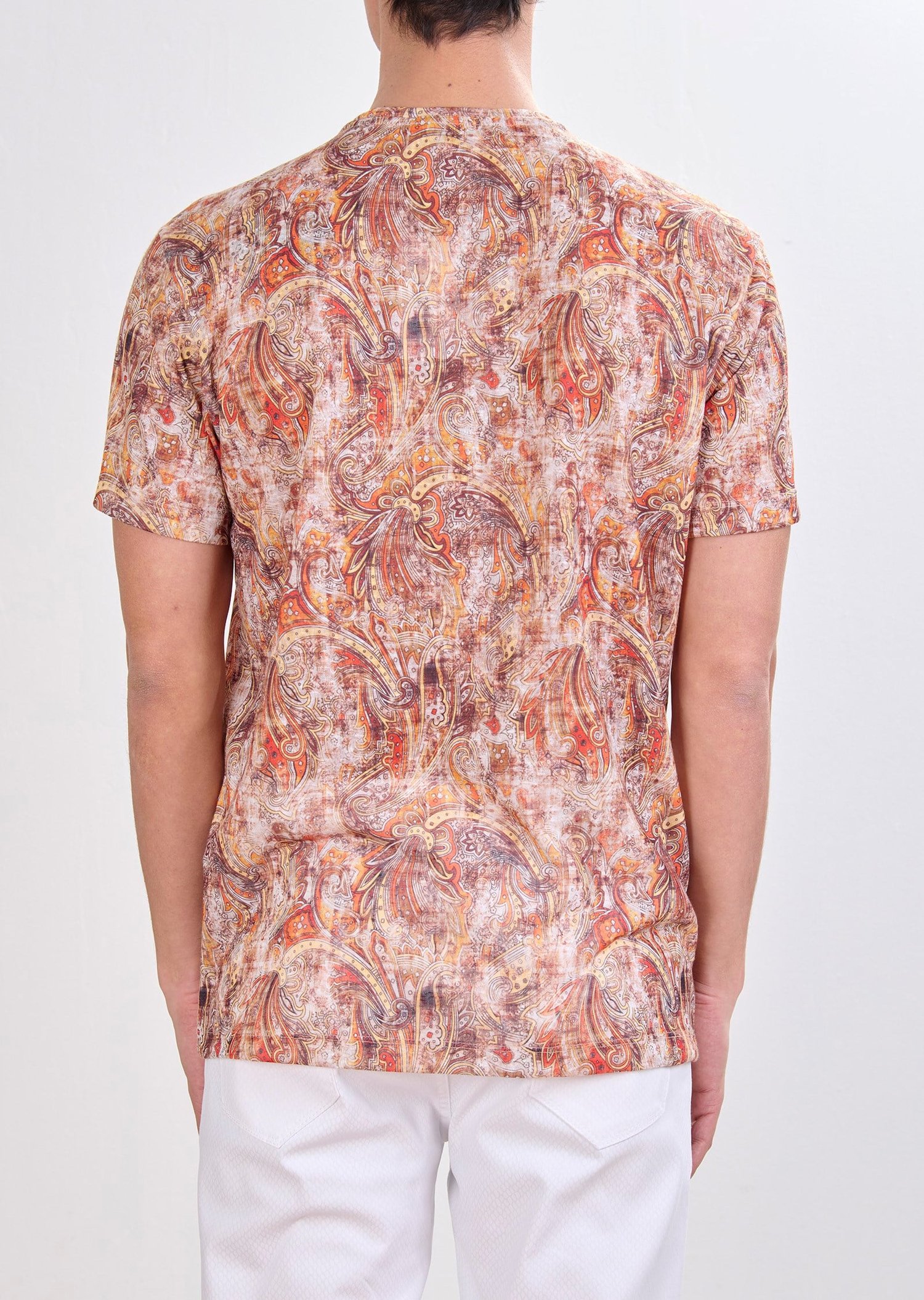 Mondo Karışık Şal Baskılı T-Shirt