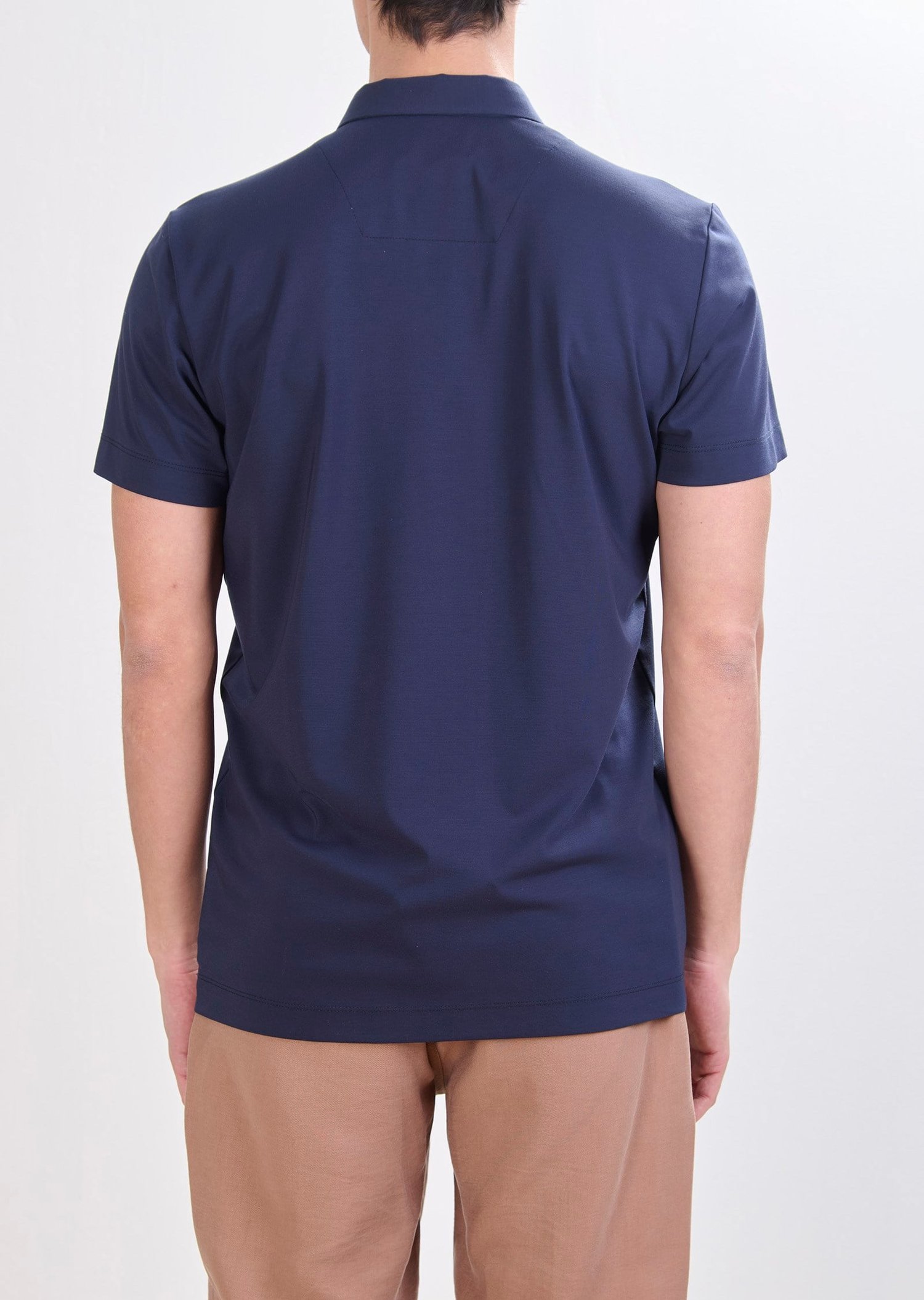 Mondo Metal Logo Detaylı Lacivert Polo Yaka T-Shirt