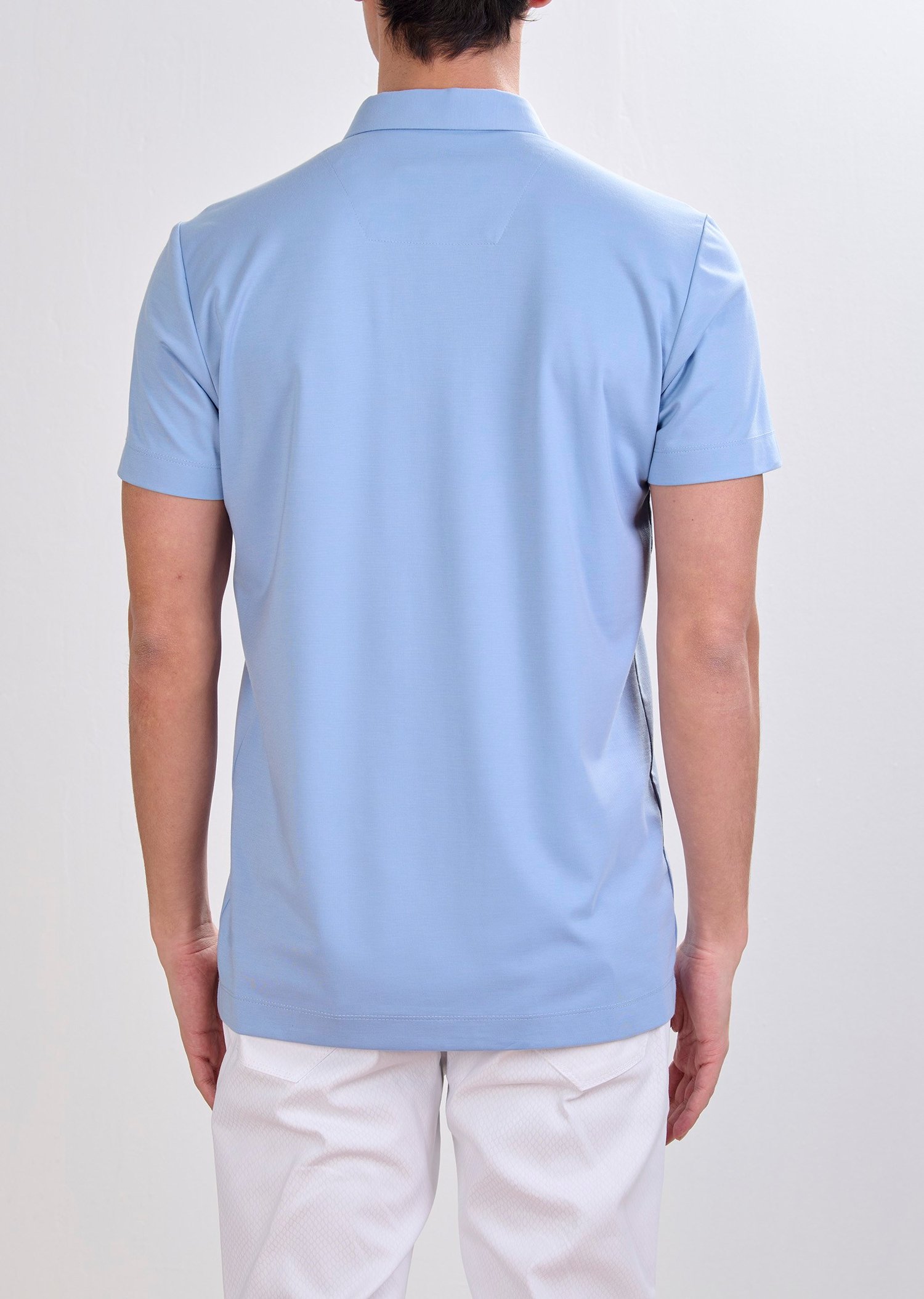 Mondo Metal Logo Detaylı Mavi Polo Yaka T-Shirt