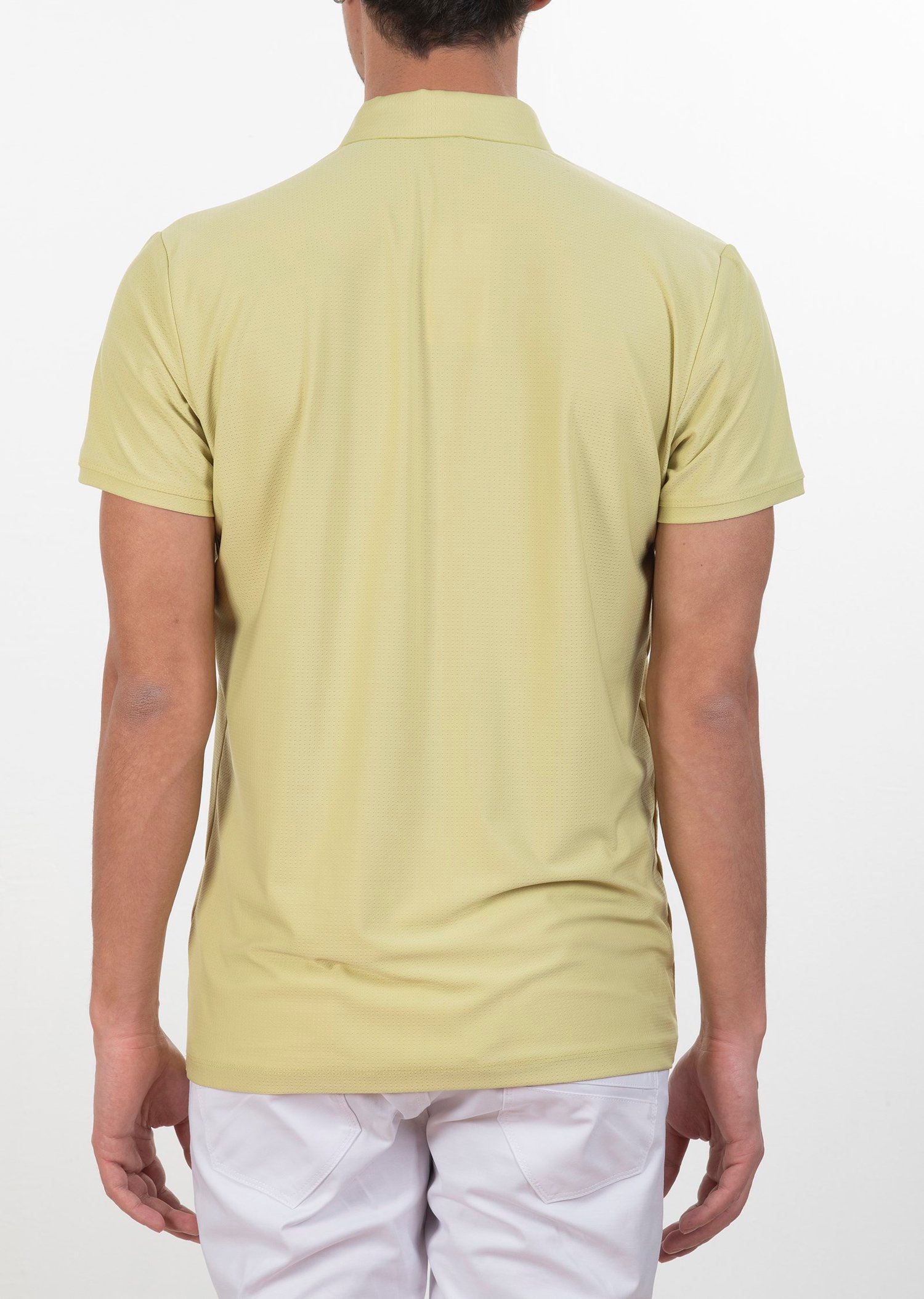 Polo Yaka Logo Nakışlı Basic T-Shirt