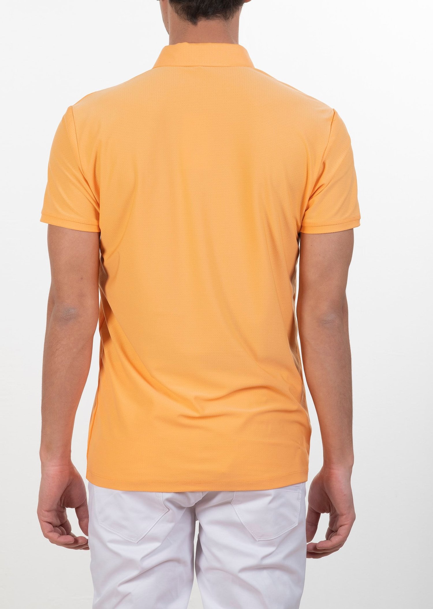 Polo Yaka Logo Nakışlı Basic T-Shirt