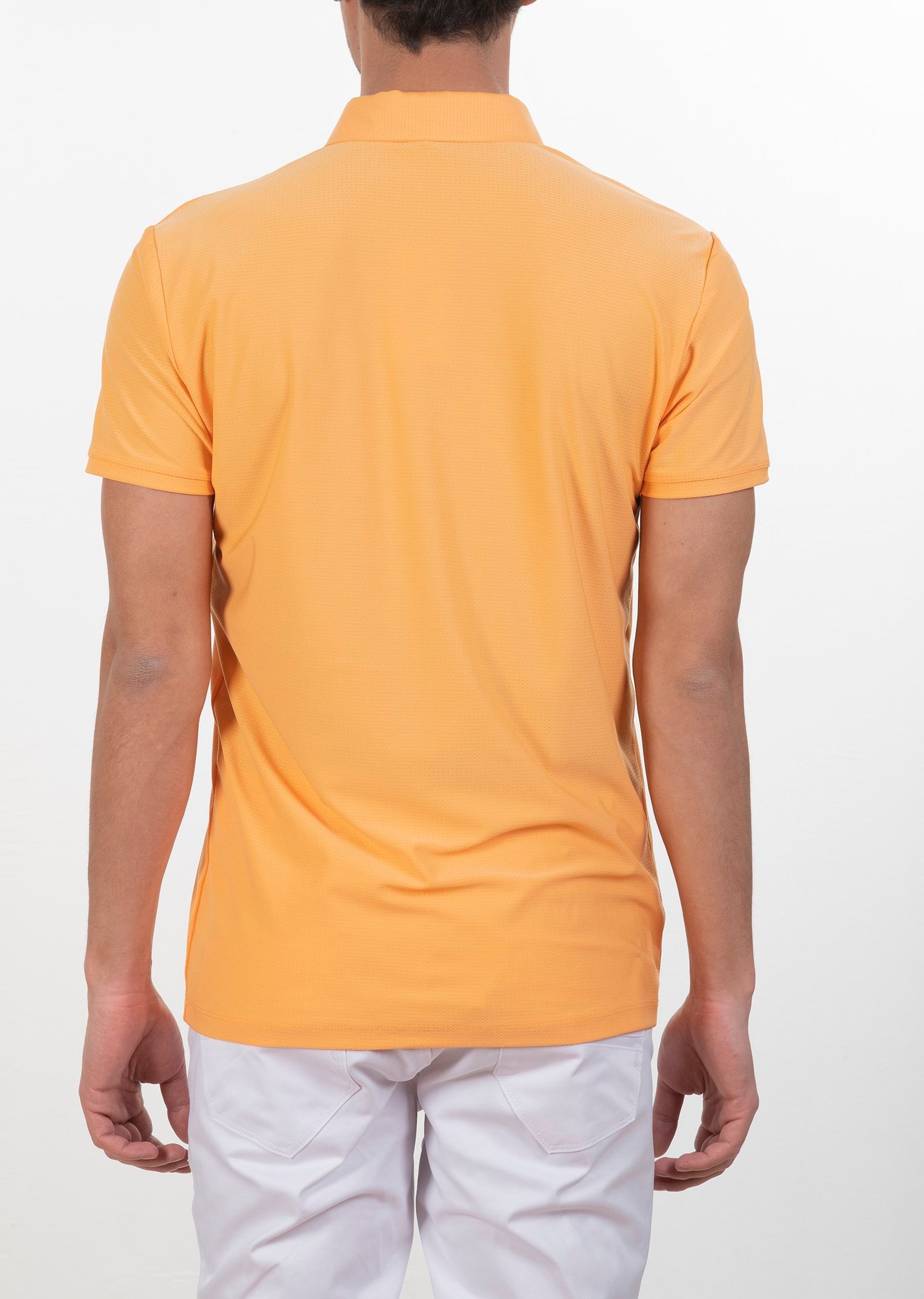 Polo Yaka Logo Nakışlı Basic T-Shirt