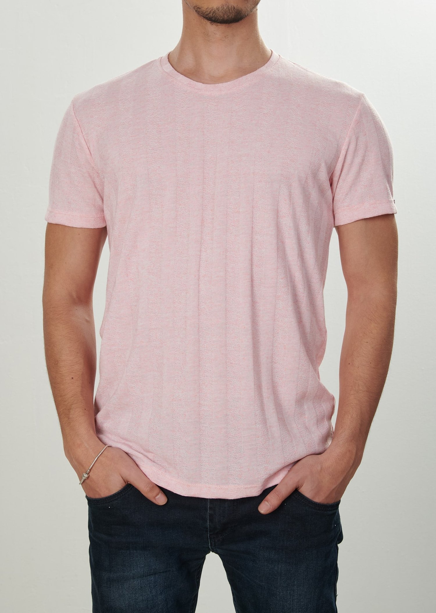 Pudra Pembesi Basic T-Shirt