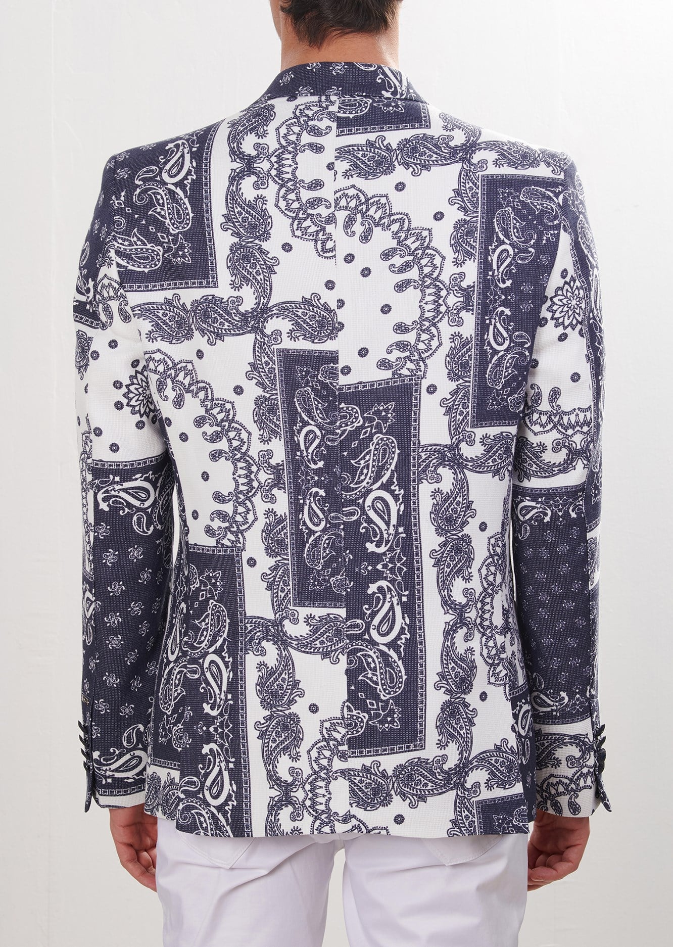 Şal Desenli Blazer Ceket
