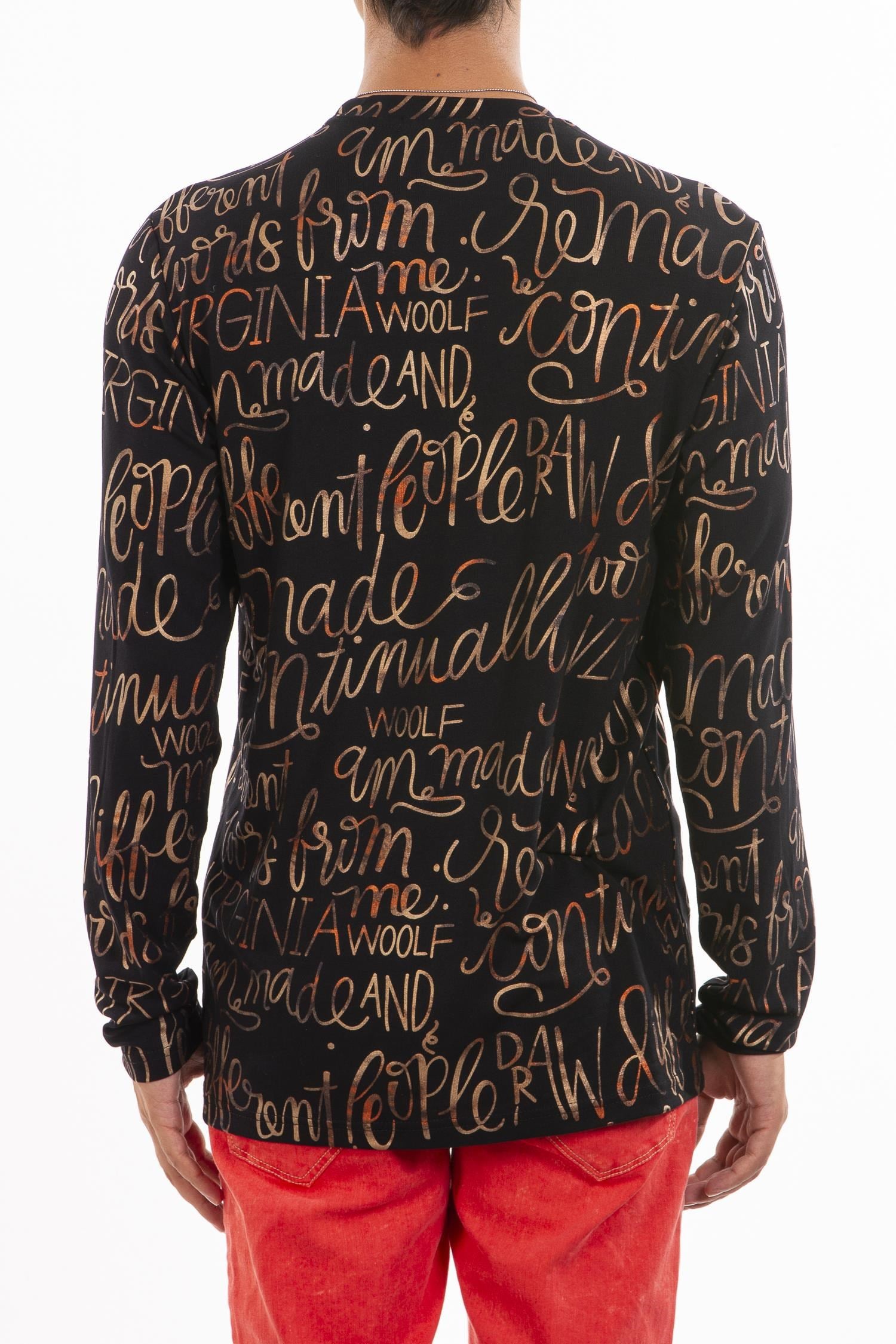 Siyah Yazılı Sweatshirt