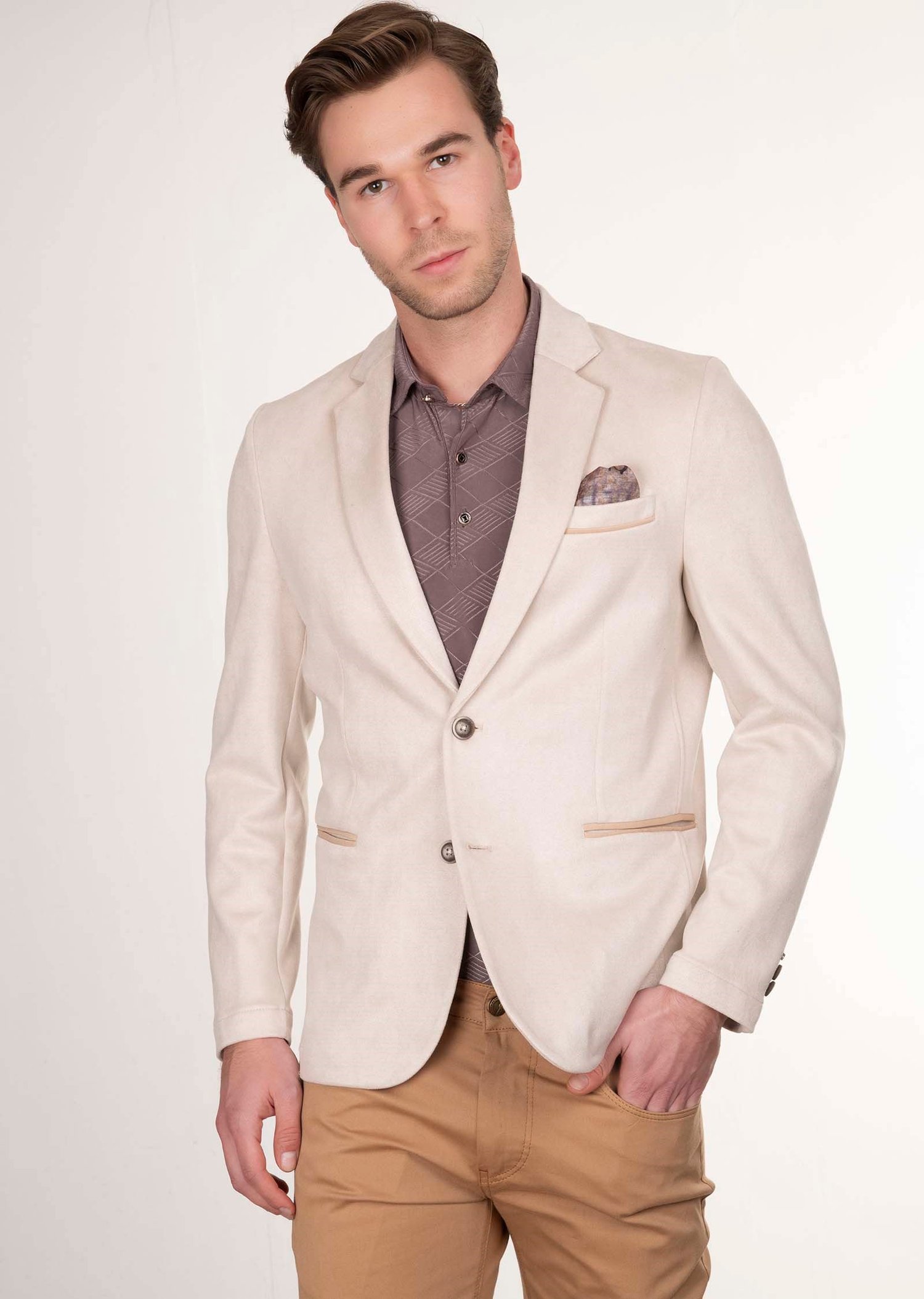 Süet Blazer Ceket