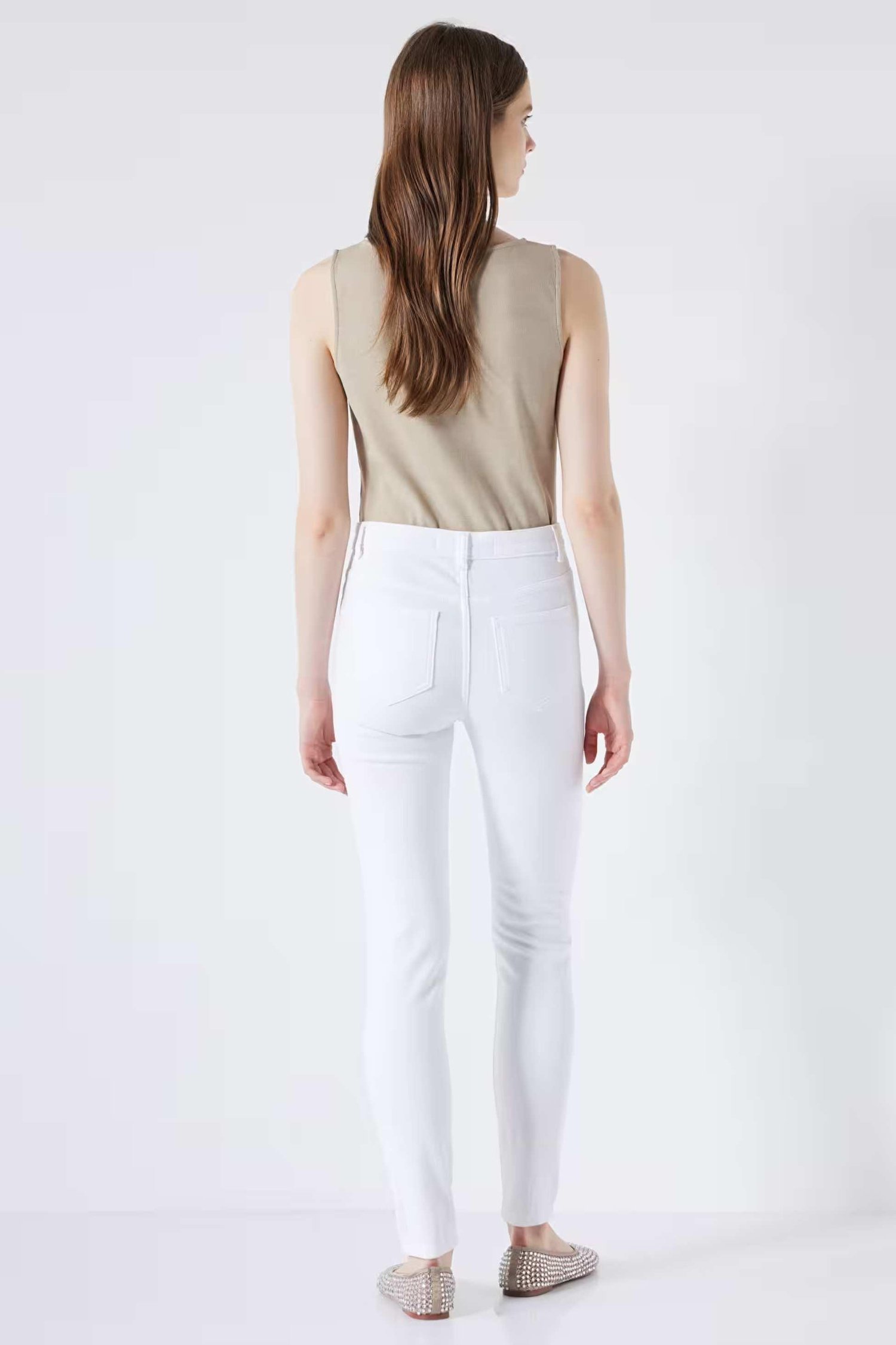 IPEKYOL BEYAZ 18009 / JEAN PANTOLON