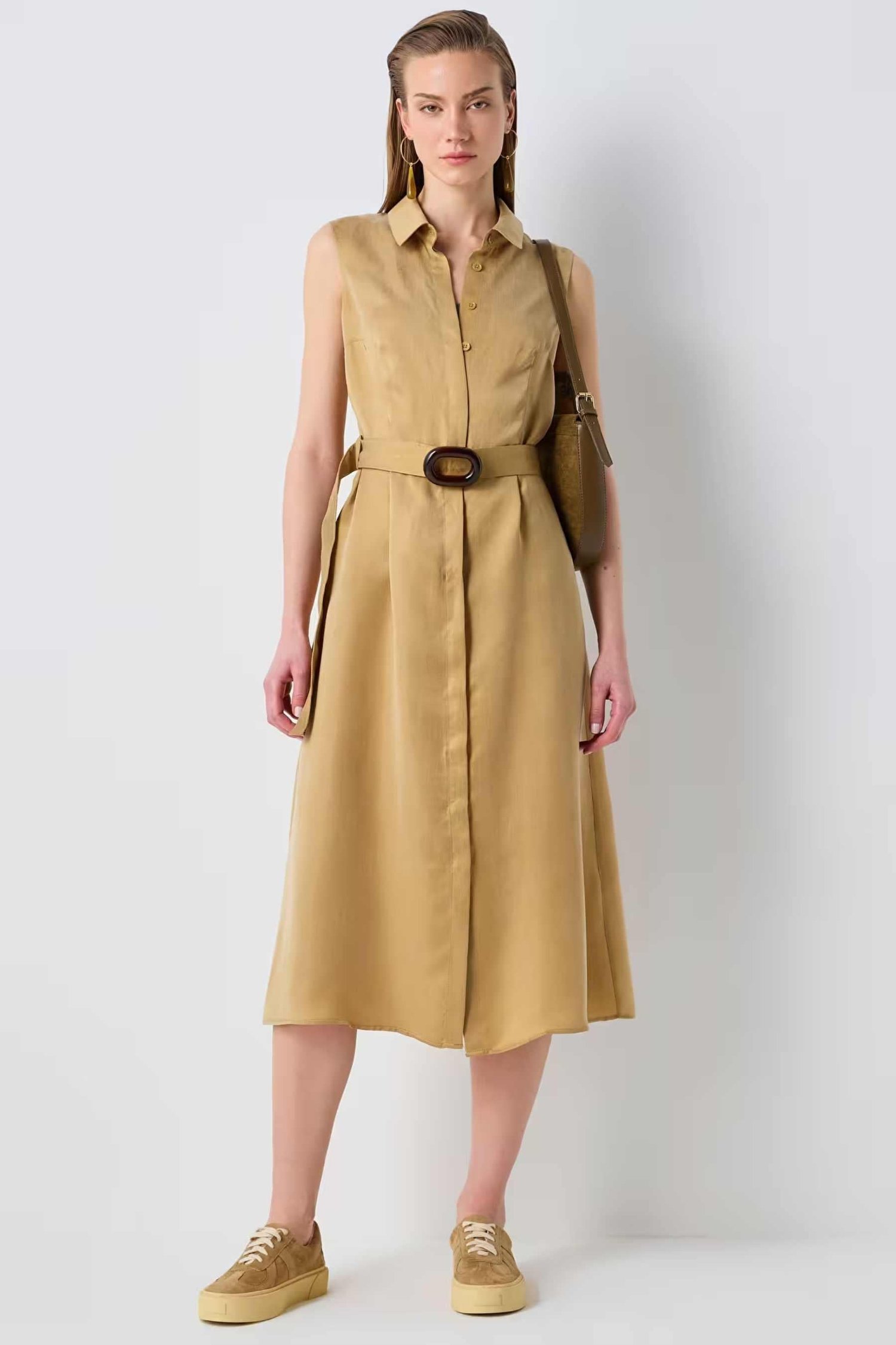 IPEKYOL KOYU NATUREL 02416 / ELBISE