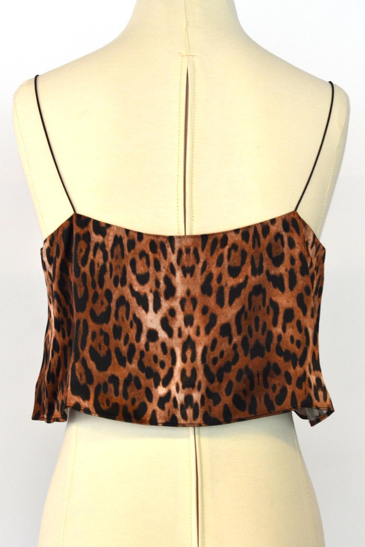 IPEKYOL LEOPAR 61046 / V Yaka Askılı Bluz