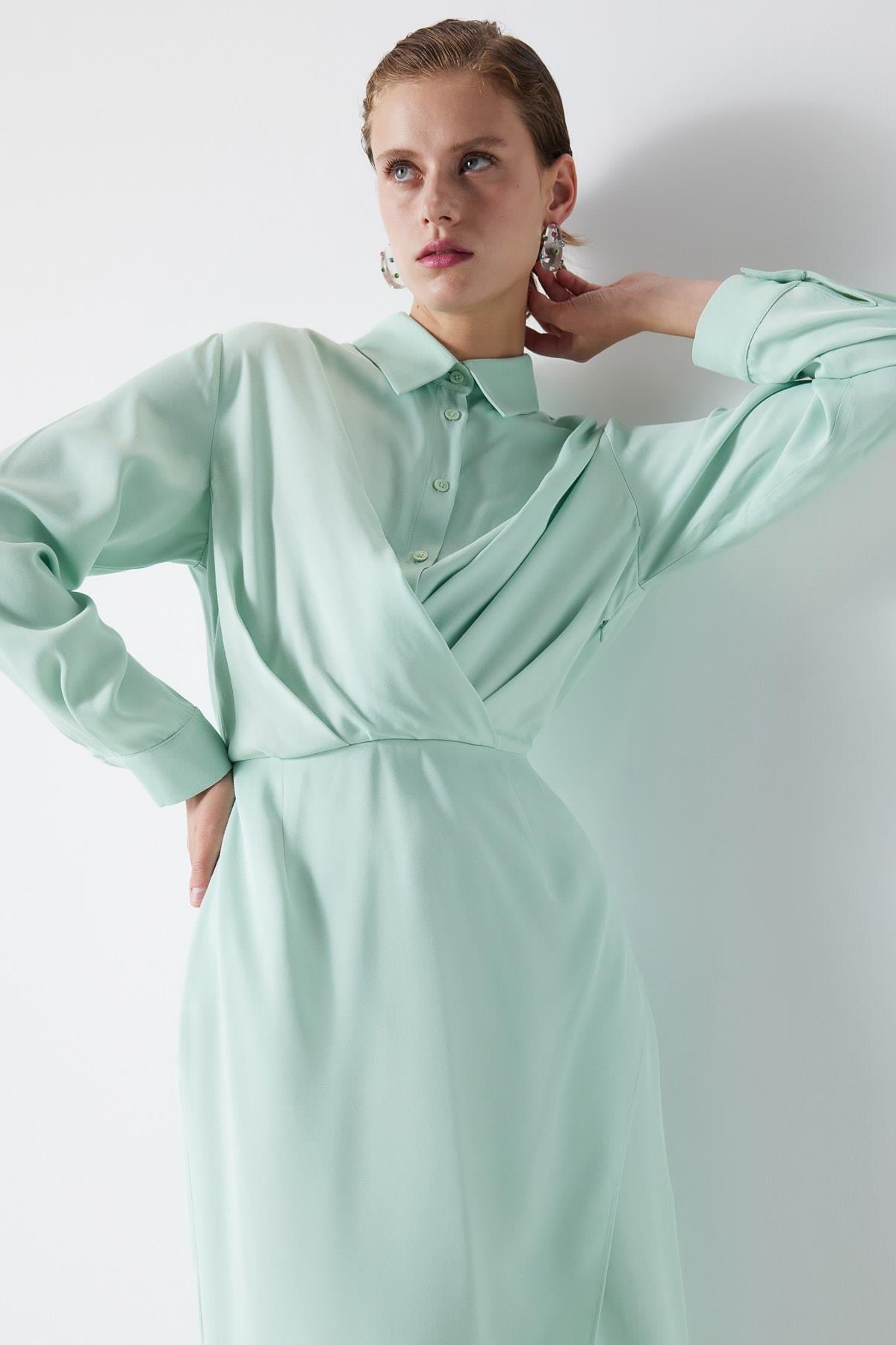 IPEKYOL MINT YESIL 02101 / ELBISE
