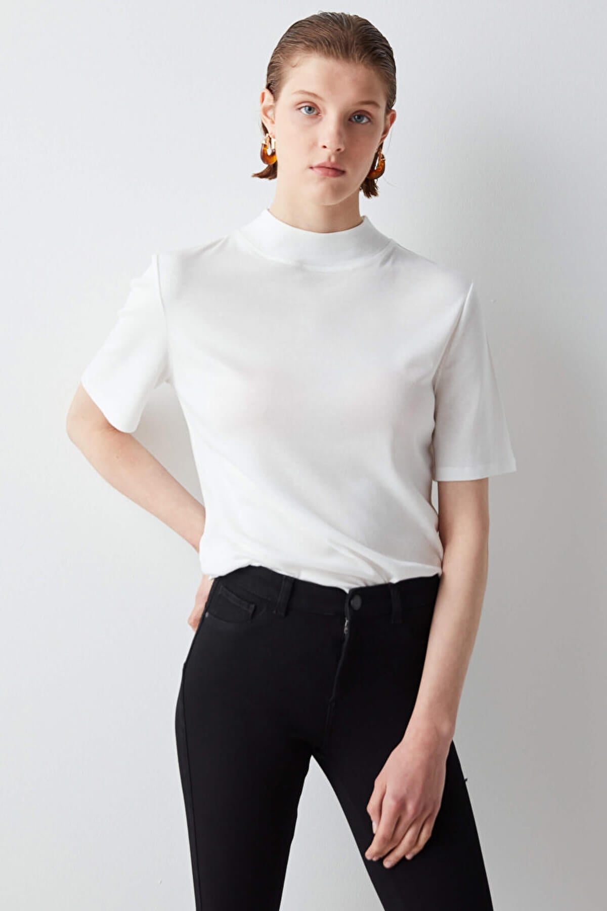 IPEKYOL SIYAH 18004 / JEAN PANTOLON
