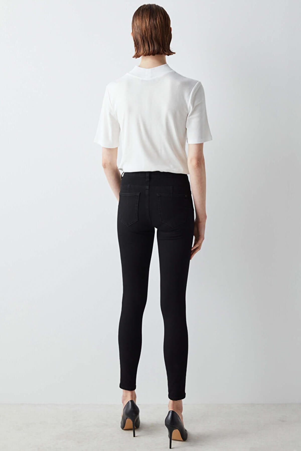 IPEKYOL SIYAH 18004 / JEAN PANTOLON
