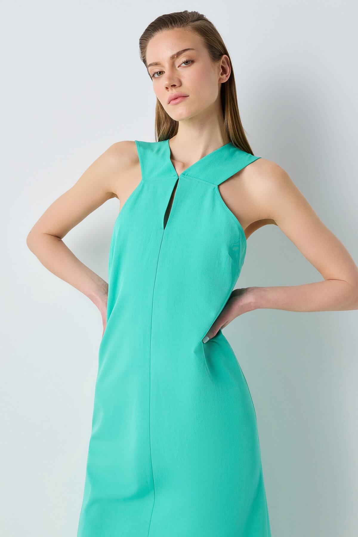 IPEKYOL YESIL 02323 / ELBISE